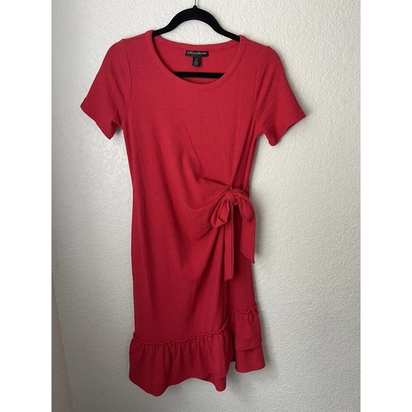 A Pea in the Pod Red Midi Dress - Picture 1 of 10